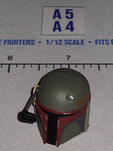 1/12 Scale Star Wars Boba Fett Helmet Head Sculpt - Star Wars Black Series