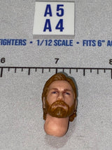 1/12 Scale Male Head Sculpt - Obiwan - - Star Wars Black Series