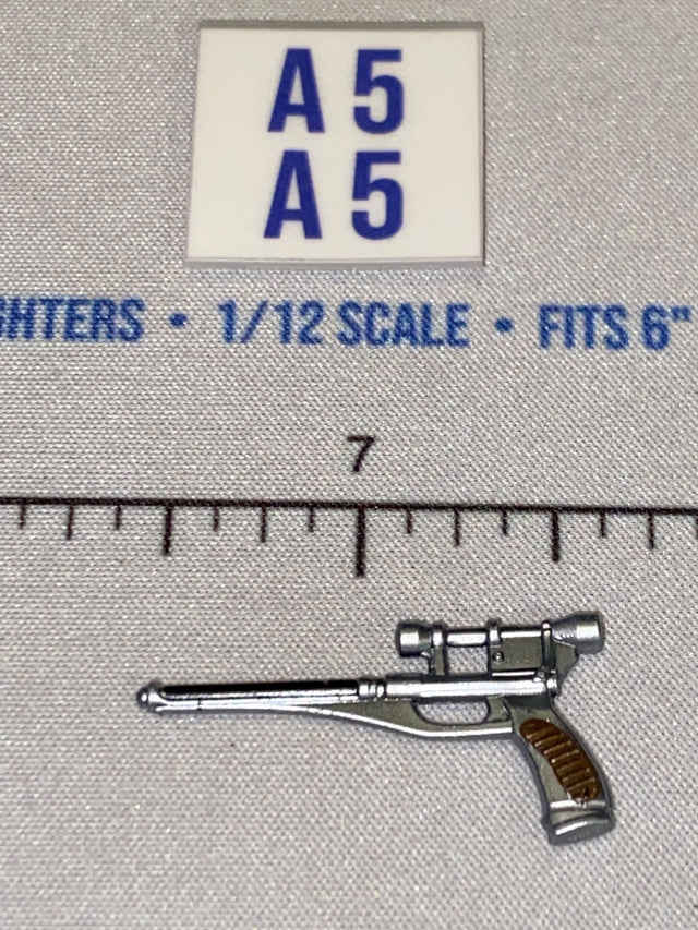 1/12 Scale Star Wars Black Series Science Fiction Blaster Pistol - Silver