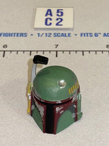 1/12 Scale Star Wars Boba Fett Helmet Head Sculpt - Star Wars Black Series