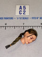 1/12 Scale Female Head Sculpt with Dark Braided Hair - Star Wars Black Series
