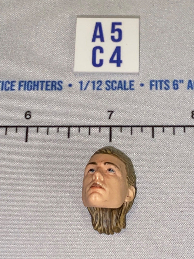 1/12 Scale Male Head Sculpt with Long Blonde Hair - Star Wars Black Series