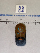 1/12 Scale Four Horsemen - Mythic Legions Male Head Sculpt with Beard and Facial Markings