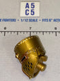 1/12 Scale Medieval Knight Great Helm Closed Helmet - Four Horsemen - Mythic Legions
