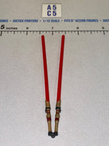 1/12 Scale Sith Dual Red Lightsabers - Star Wars Black Series