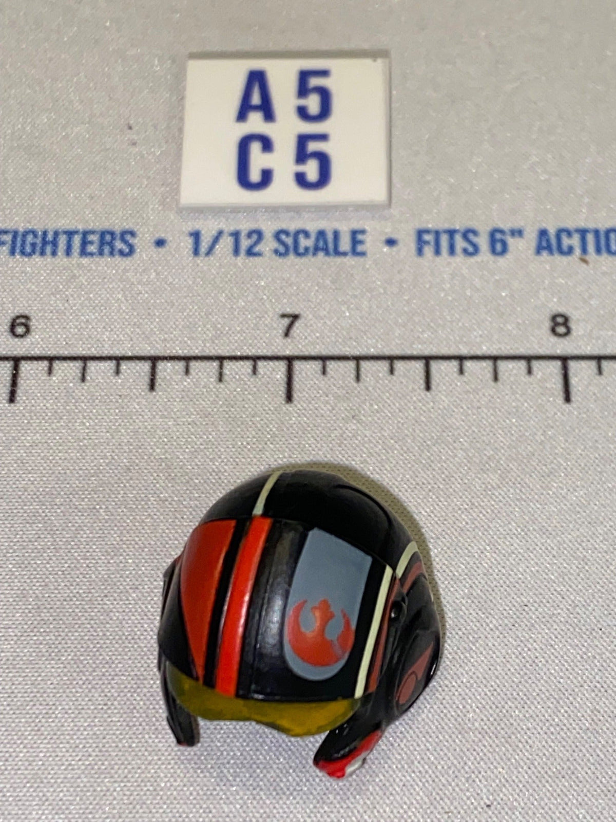 1/12 Scale Star Wars Rebel Alliance X-Wing Pilot Helmet - Star Wars Black Series
