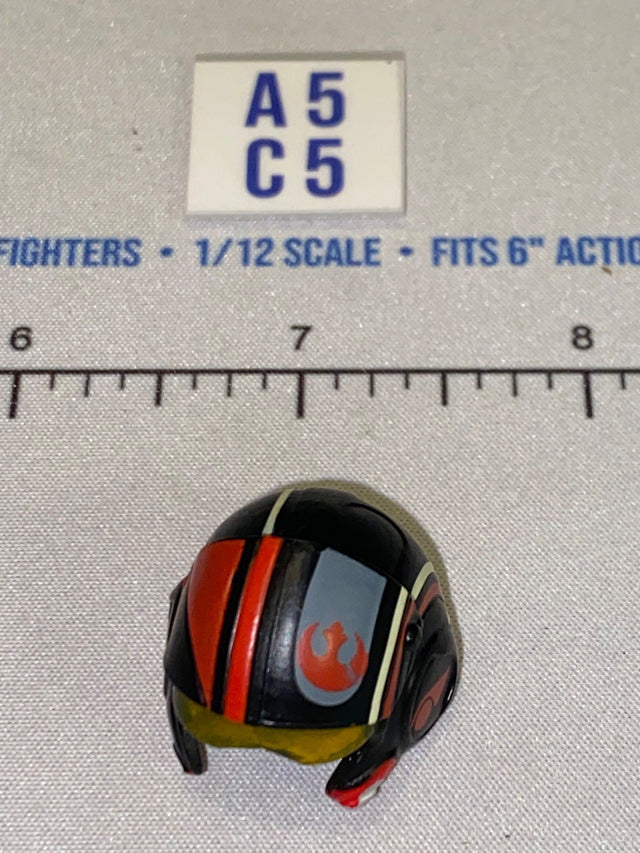 1/12 Scale Star Wars Rebel Alliance X-Wing Pilot Helmet - Star Wars Black Series