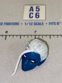 1/12 Scale Fantasy Blue Skinned Female Head Sculpt - Four Horsemen - Mythic Legions