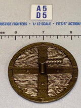 1/12 Scale Medieval Round Shield - Four Horsemen - Mythic Legions - Bronze