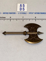 1/12 Scale Medieval Fantasy Double-Headed Battle Axe - Four Horsemen - Mythic Legions