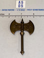 1/12 Scale Medieval Fantasy Double-Headed Battle Axe - Four Horsemen - Mythic Legions