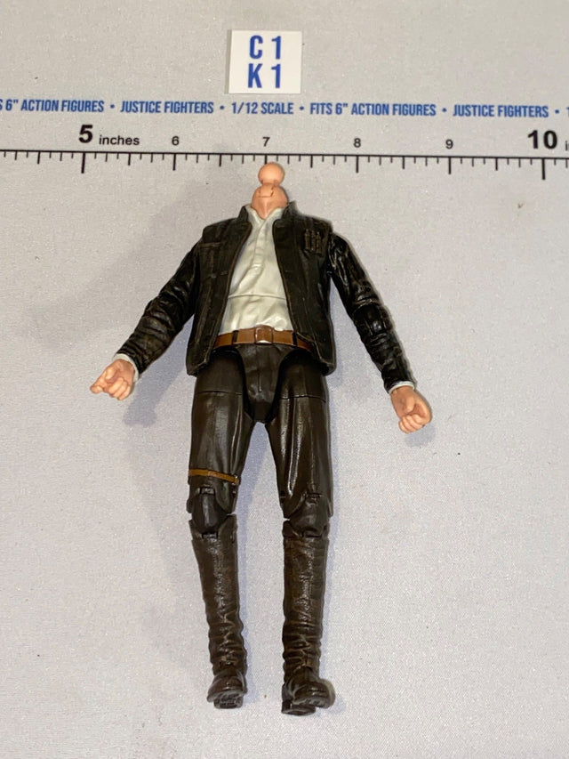 1/12 Scale Han Solo Male Figure Body - Headless - Star Wars Black Series