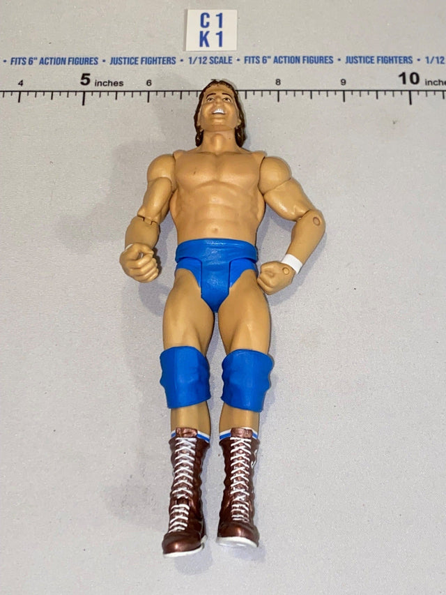 1/12 Scale Modern Era Male Wrestler Action Figure - Mattel WWE - Blue Trunks