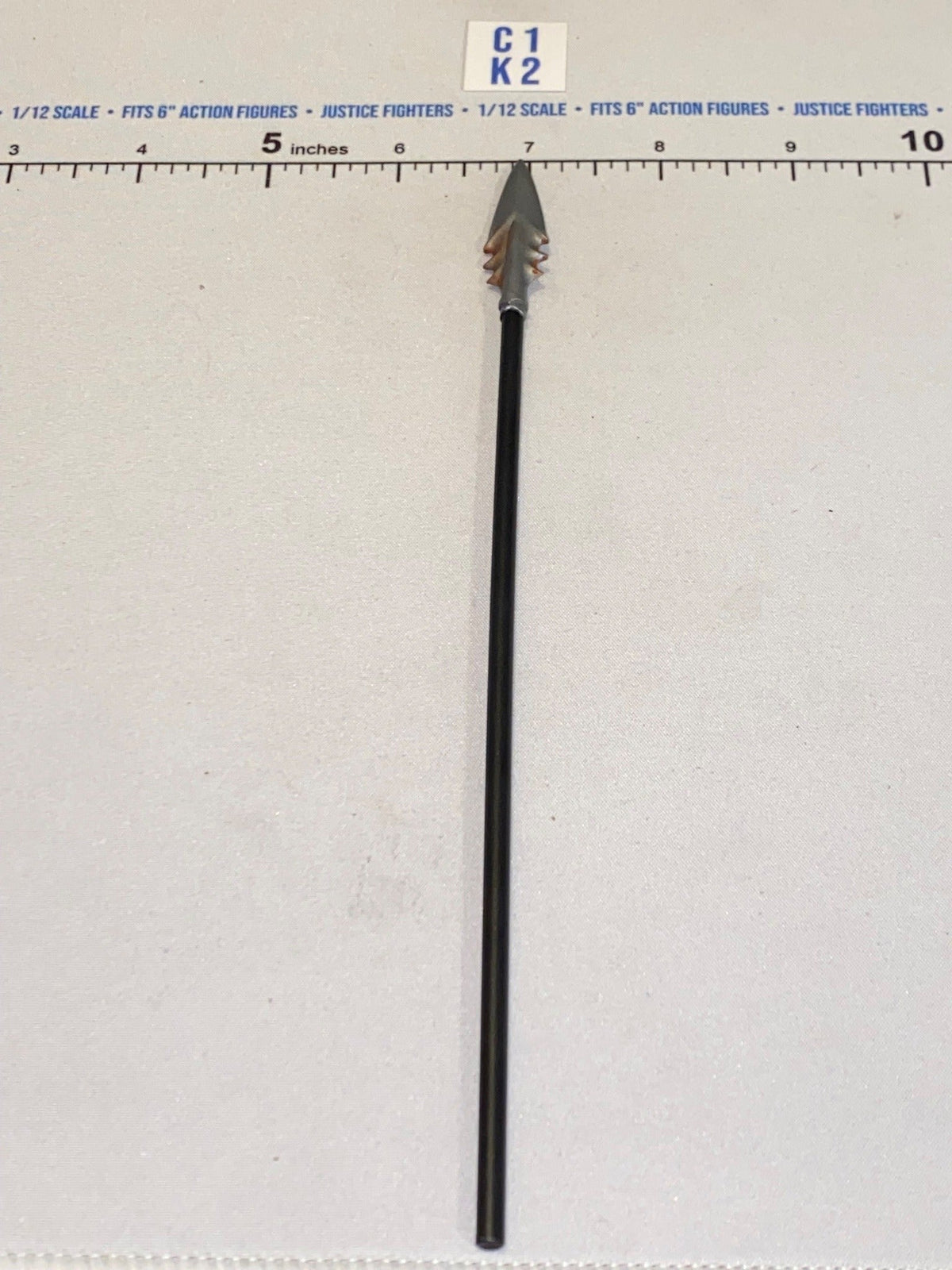1/12 Scale Four Horsemen - Mythic Legions Medieval Fantasy Spear with Barbed Head