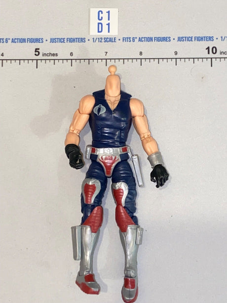 1/12 Scale Modern Era Cobra Action Figure - No Head - GI Joe Classified