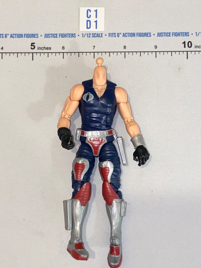 1/12 Scale Modern Era Cobra Action Figure - No Head - GI Joe Classified