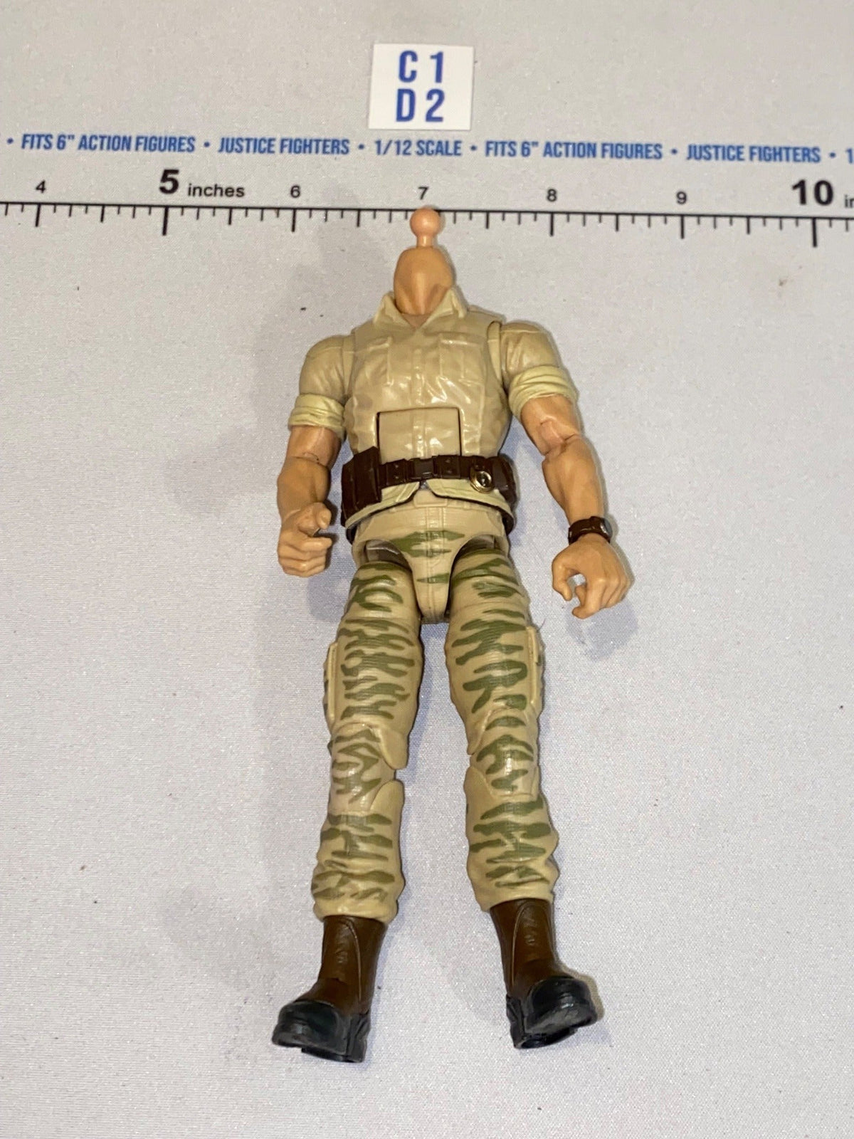 1/12 Scale Modern Era Military Action Figure Body - GI Joe Classified
