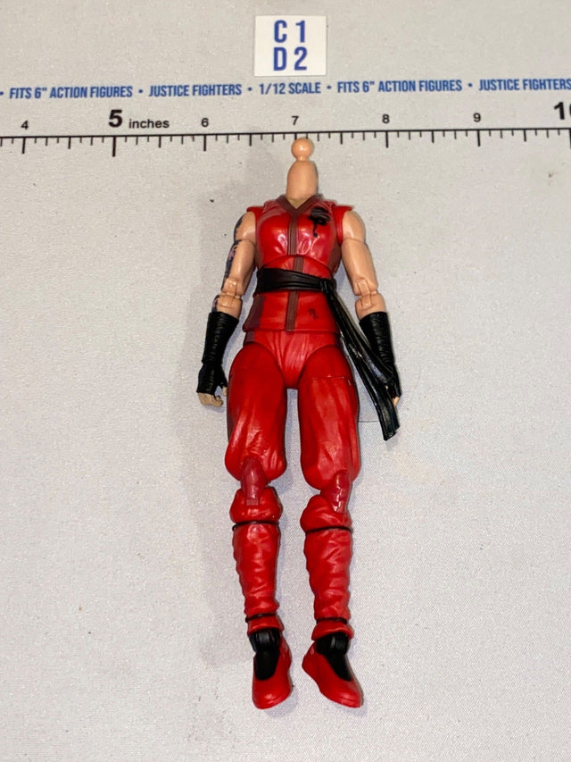 1/12 Scale Modern Era Red Ninja Female Figure Body - GI Joe Classified