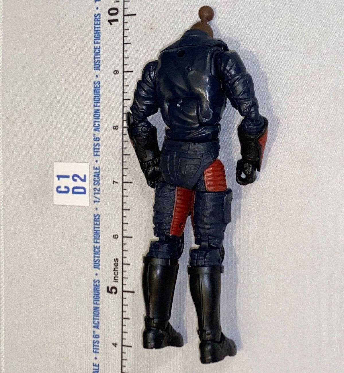 1/12 Scale Modern Era Cobra Action Figure Body - No Head - GI Joe Classified