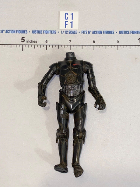 1/12 Scale Star Wars Protocol Droid Headless Figure Body - Star Wars Black Series