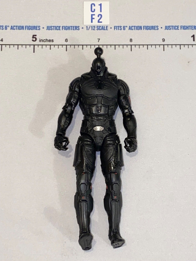 1/12 Scale Modern Dark Armored Sci-Fi Figure Body - GI Joe Classified
