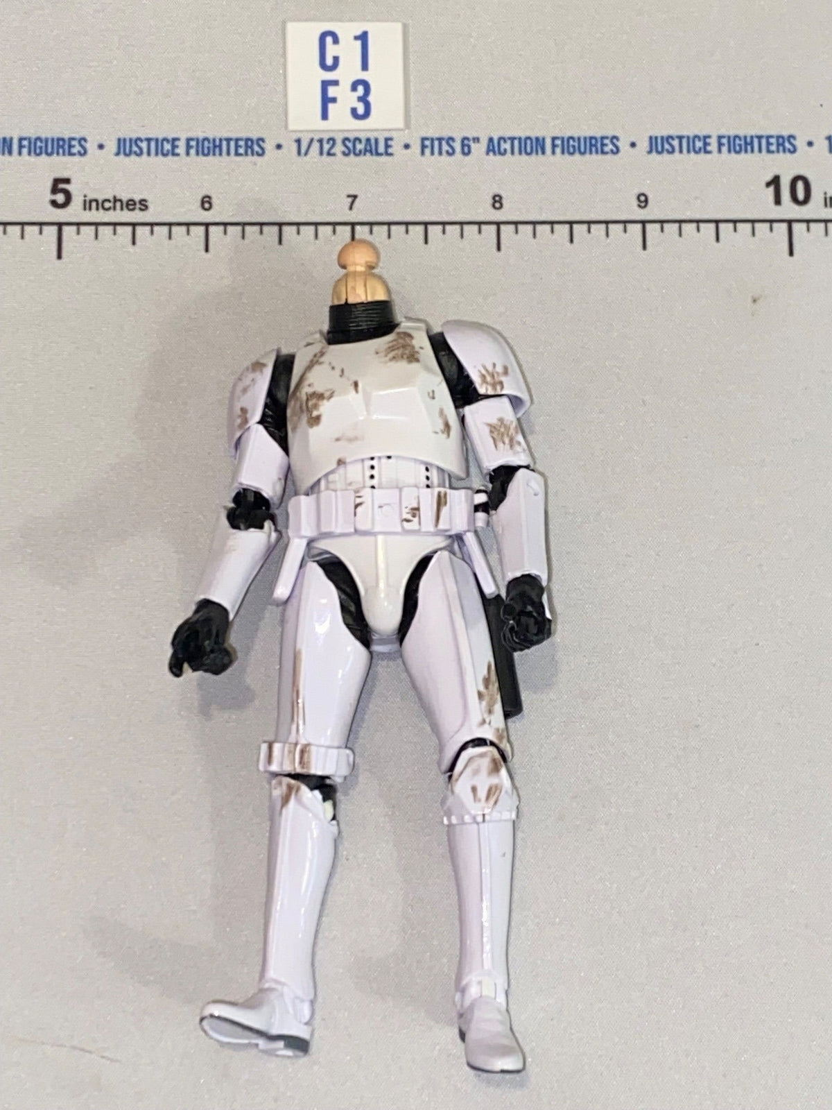 1/12 Scale Star Wars Stormtrooper Figure Body - Star Wars Black Series