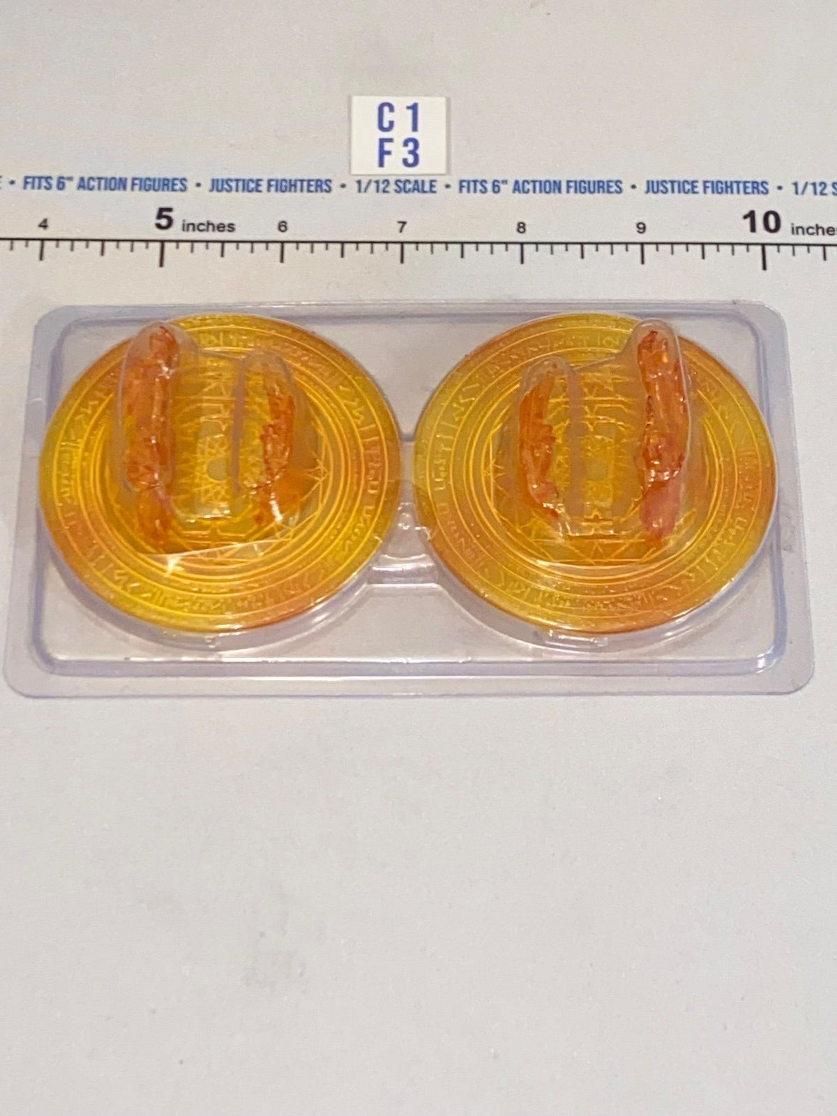 1/12 Scale Fantasy Mystic Summoning Circle Discs - Gold - Marvel Effect