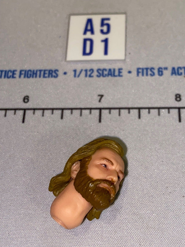 1/12 Scale Male Head Sculpt with Blonde Hair and Beard - Star Wars Black Series