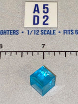 1/12 Scale Science Fiction Cube Artifact - Translucent Blue