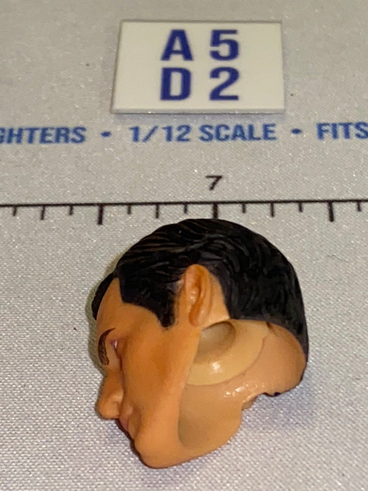 1/12 Scale Superman Male Head Sculpt - DC Comics - Stern Expression