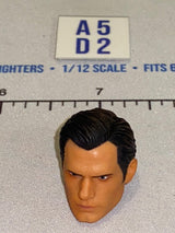 1/12 Scale Superman Male Head Sculpt - DC Comics - Stern Expression