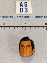 1/12 Scale Superman Male Head Sculpt with Dark Hair - DC Comics