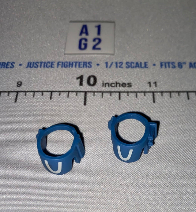 1/12 Scale Mandalorian Knee Pads - Star Wars Black Series