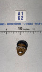 1/12 Scale Male Head Sculpt with Glasses - African American