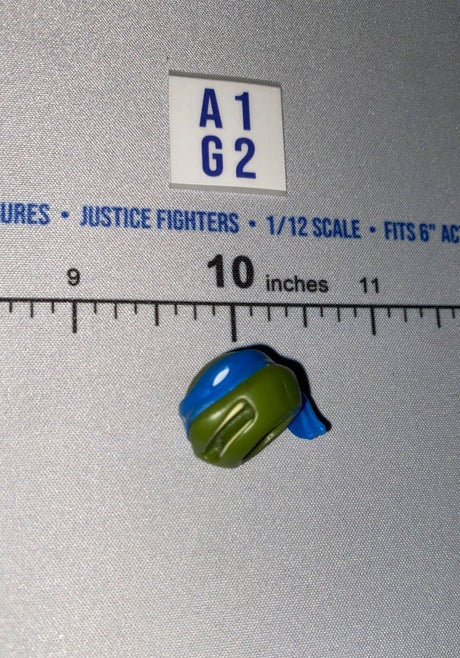 1/12 Scale Leonardo Teenage Mutant Ninja Turtles Male Head Sculpt - Neca