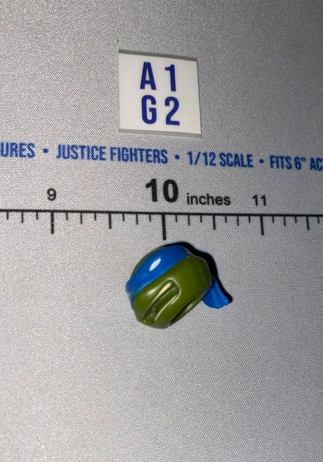 1/12 Scale Leonardo Teenage Mutant Ninja Turtles Male Head Sculpt - Neca