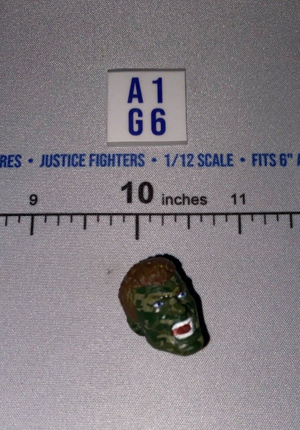 1/12 Scale Modern Camo Paint Male Head Sculpt