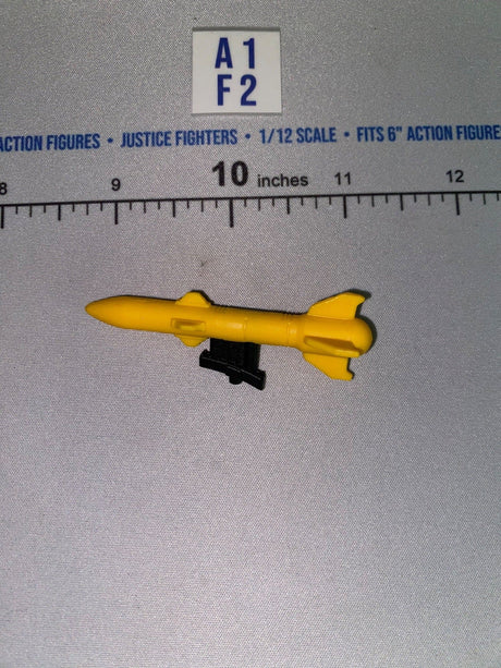 1/12 Scale Modern Era Missile with Pylon Mount - GI Joe Classified - Yellow