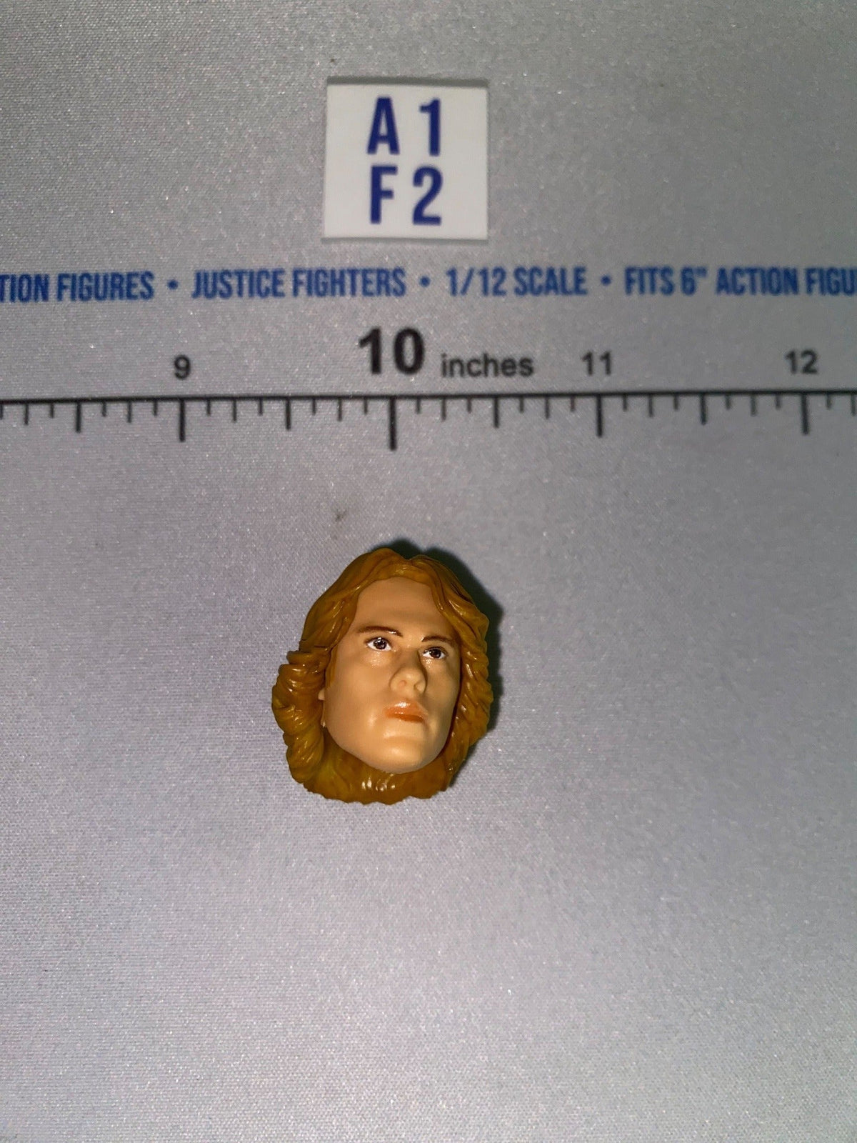 1/12 Scale Female Head Sculpt with Long Blonde Hair