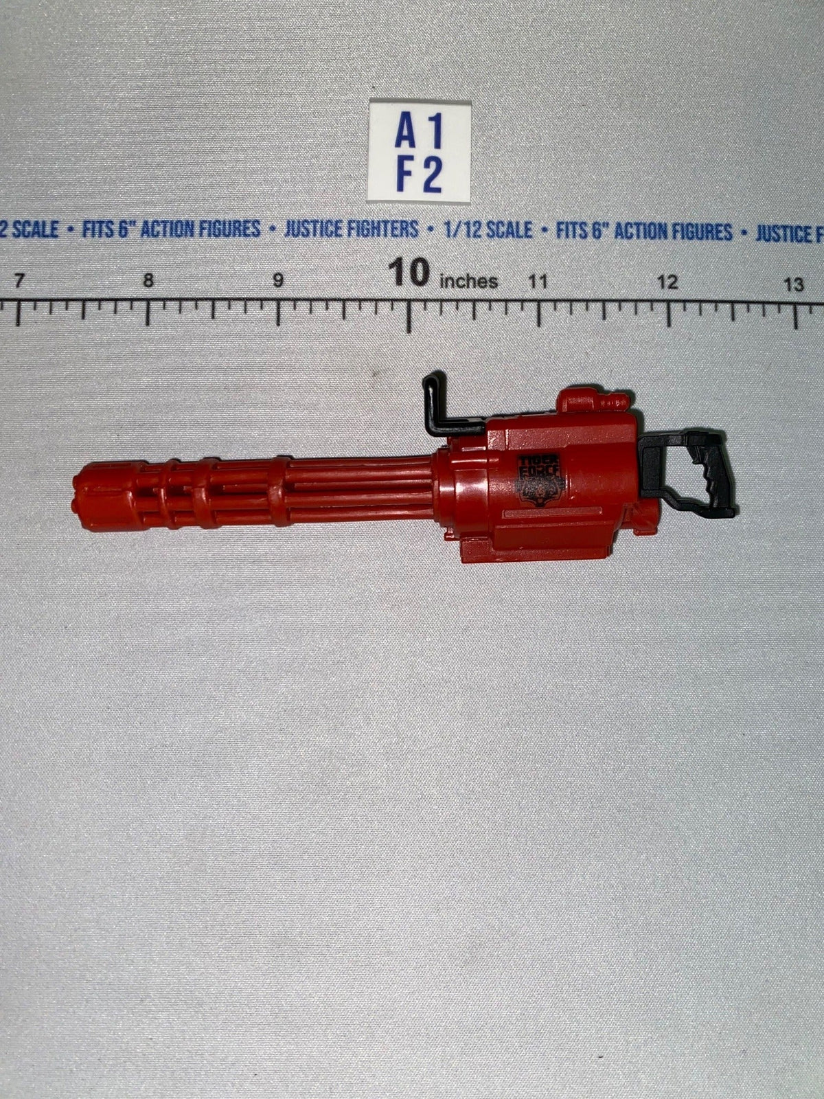 1/12 Scale Modern Era Red Minigun Machine Gun - Valaverse