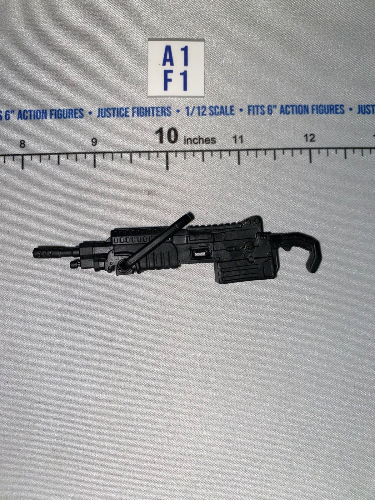 1/12 Scale Modern Era Assault Rifle with Folding Stock and Rail System