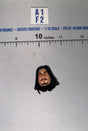 1/12 Scale Male Head Sculpt with Long Dark Hair and Goatee