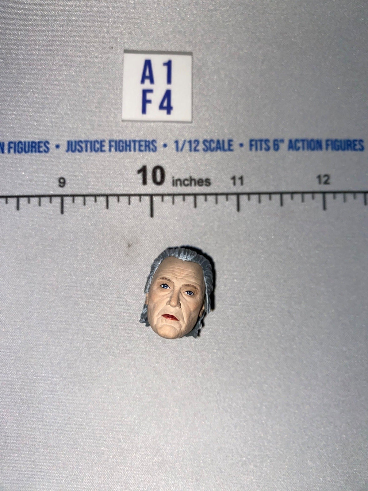 1/12 Scale Older Female Head Sculpt with Gray Hair