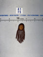 1/12 Scale Star Wars Black Series Female Head Sculpt with Long Brown Braided Hair