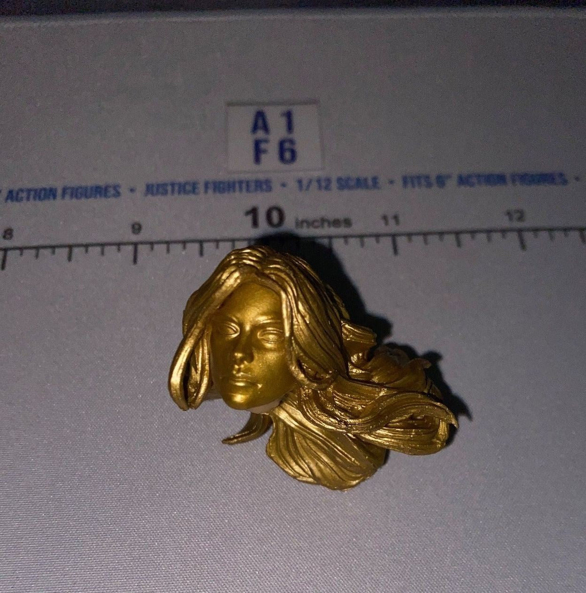1/12 Scale Female Golden Head Sculpt