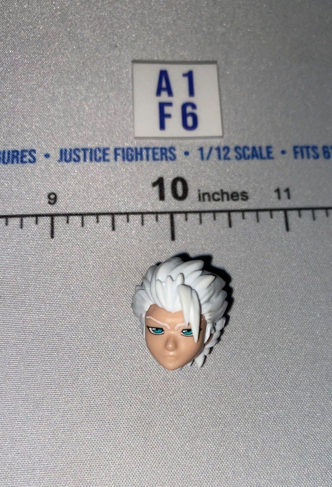 1/12 Scale Female Head Sculpt with White Hair