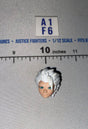 1/12 Scale Female Head Sculpt with White Hair