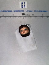 1/12 Scale Female Bride Head Sculpt with Dark Hair and Wedding Veil - Neca