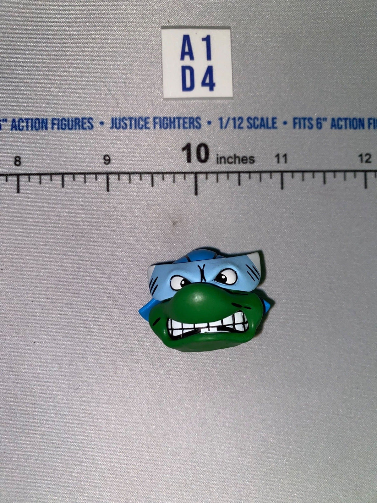1/12 Scale Leonardo Teenage Mutant Ninja Turtles Male Head Sculpt - Neca