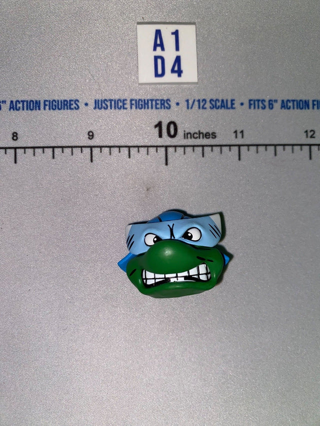 1/12 Scale Leonardo Teenage Mutant Ninja Turtles Male Head Sculpt - Neca